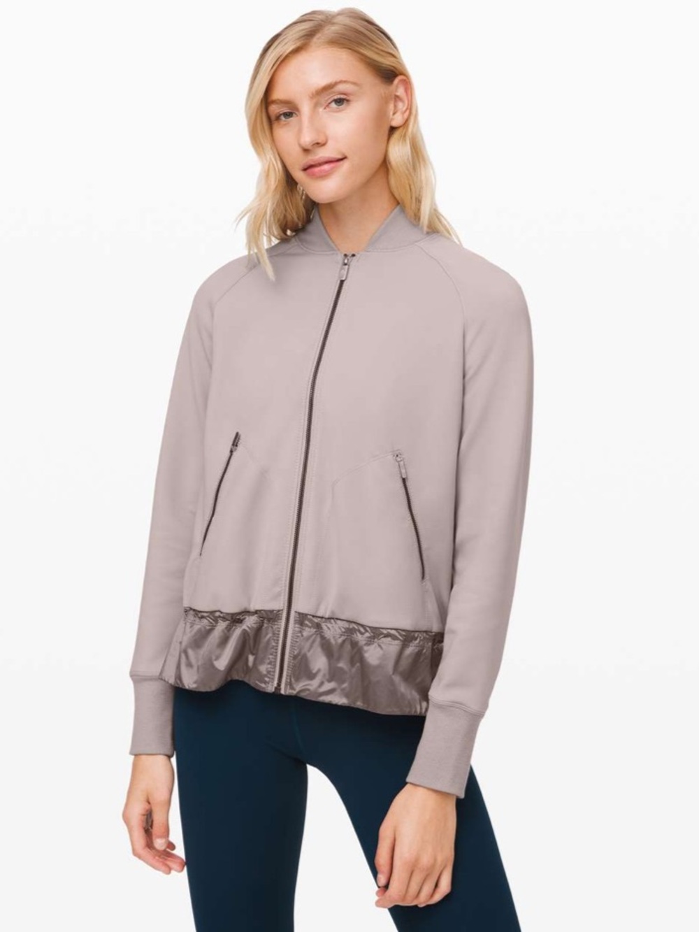 Lululemon Swept Along Jacket Dark Chrome Lavender Purple size XS